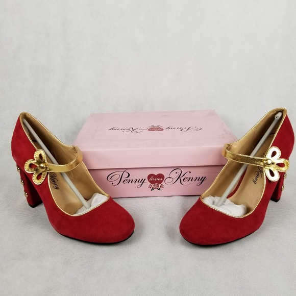 Penny Loves Kenny Shoes - Penny Loves Kenny Women's Requiem Red Pumps 11W